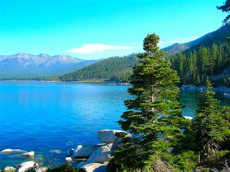 Lake Backgrounds Tahoe Hd Desktop Wallpapers 4k Hd