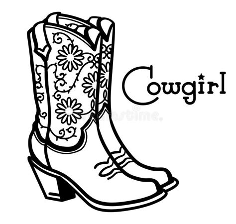 Cowboy Boots SVG DXF PNG Pdf Cowgirl Boots Svg Western Boots Svg