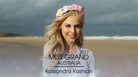 Kassandra Kashain Miss Grand Australia 2017 Youtube