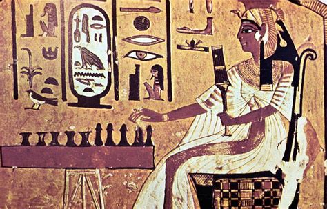 Ancient Egyptian Queen Nefetari Playing Photograph By Fine