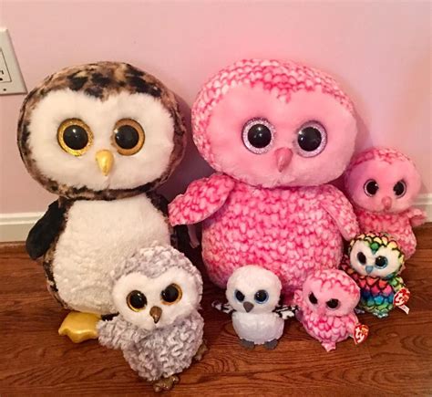 Ty Beanie Boos Owl Collection Lot Of 7 1879755263 Beanie Boos