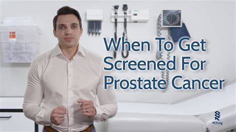 When To Get Tested For Prostate Cancer Youtube
