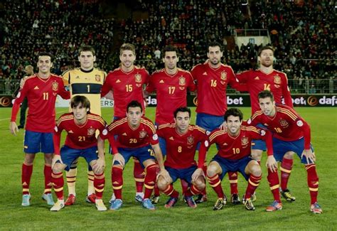 Sportive du football en direct, les résultats, les classements, les transferts de foot et les infos sur l'équipe de france de championnat d'espagne : Présentation équipe Espagne de football