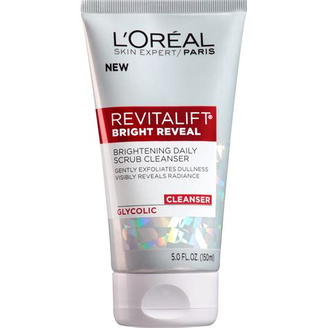 Loreal Paris Revitalift Bright Reveal Facial Cleanser W Glycolic Acid