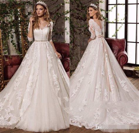 Check out our designer wedding dress selection for the very best in unique or custom, handmade pieces from our dresses shops. Discount 2019 New Design Sexy V Neck Elegant Bow Princess ...