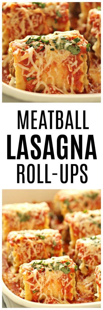 30 Minute Turkey Meatball Lasagna Roll Ups Six Sisters Stuff