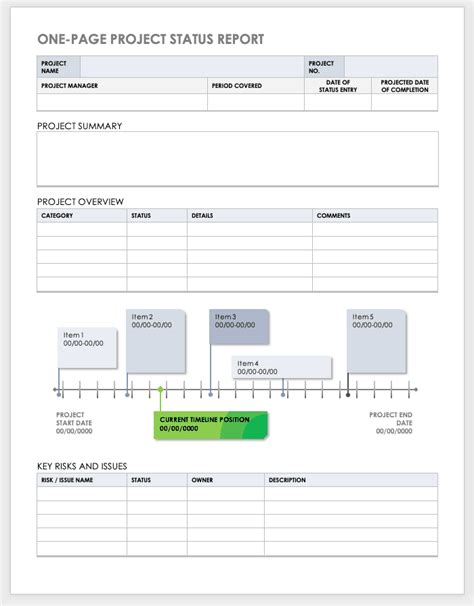 Project Summary Report Template Word Printable Templates