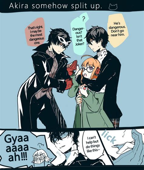 Split P Protagonist X Futaba Sakura Akira X Futaba P Persona Joker Persona Memes