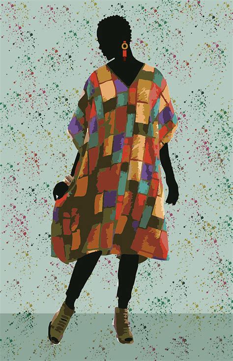African Women Fashion 7 Digital Art By James Mingo