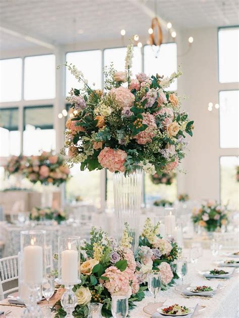 a perfectly spring pastel floral filled wedding luxury wedding centerpieces wedding