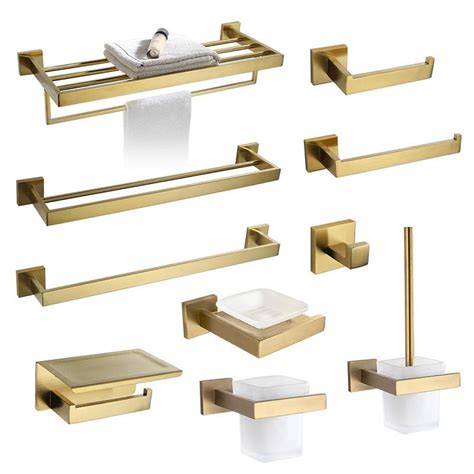 Brushed Gold Bathroom Accessories Everything Bathroom