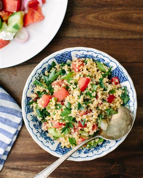 Mediterranean Bulgur Salad Recipe Easy Healthy Recipes Wheat