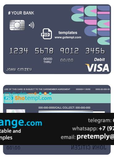 Download Abstractsio Universal Multipurpose Bank Visa Credit Card