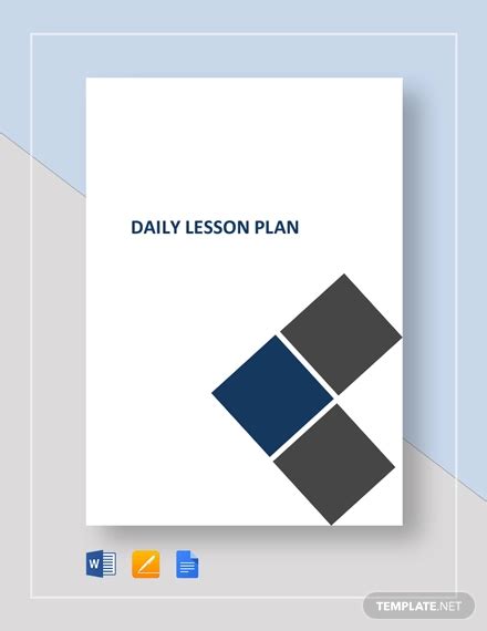 Daily Lesson Plan Template 16 Pdf Word Format Download
