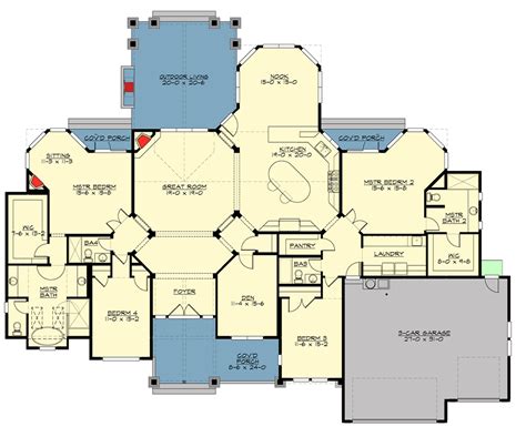 29 House Plan Master Bedroom Main Floor Amazing Inspiration