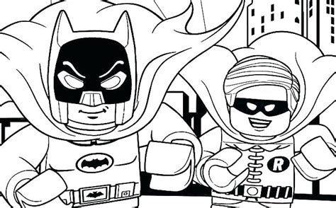 Batman And Robin Printable Coloring Pages At Free