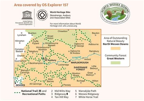 Explorer Map 157 Marlborough And Savernake Forest 125000