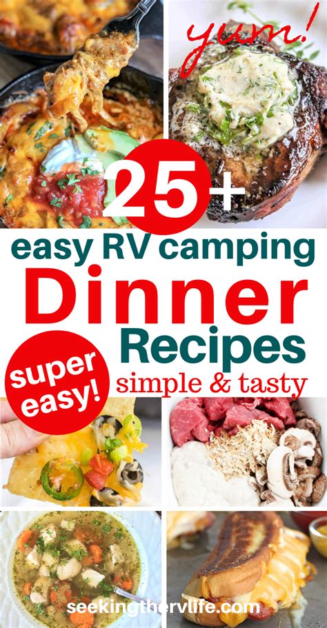 Camping Dinners Easy RV Cooking Recipes Camping Recipes Dinner Easy Camping Dinners