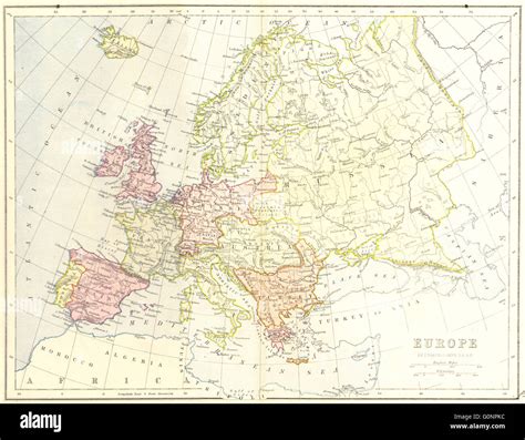 Blank Map Of Europe 1870 United States Map
