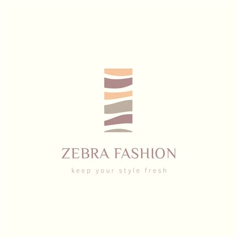 Zebra Fashion Keep Your Style Fresh Logo Turbologo Logo Maker