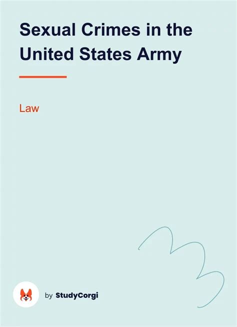 Sexual Crimes In The United States Army Free Essay Example