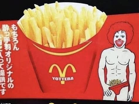 A Japanese Restaurant Has Launched A Sexy Ronald Mcdonald Advertising Campaign