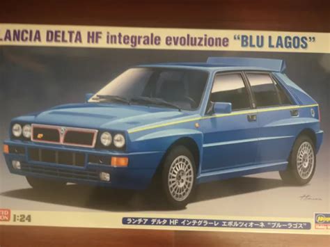 Lancia Delta Hf Integrale Evoluzione Blu Lagos 124 Hasegawa Plastic