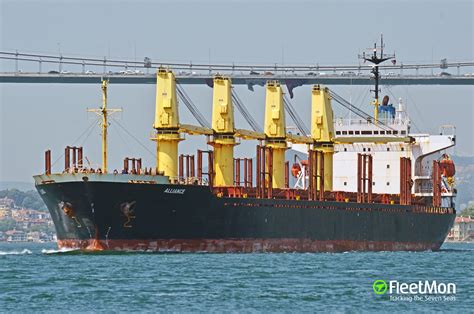 Vessel ALLIANCE (Bulk carrier) IMO 9108271, MMSI 370395000