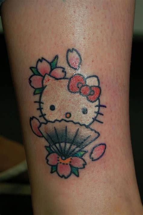 Hello Kitty Tattoo Stencils