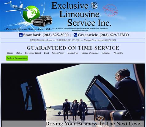 Exclusive Limousine Service Inc Stamford Ct