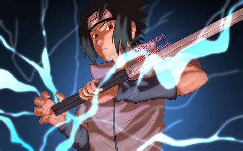 Sasuke Uchiha Lightning Blade By Belamoursky On Deviantart