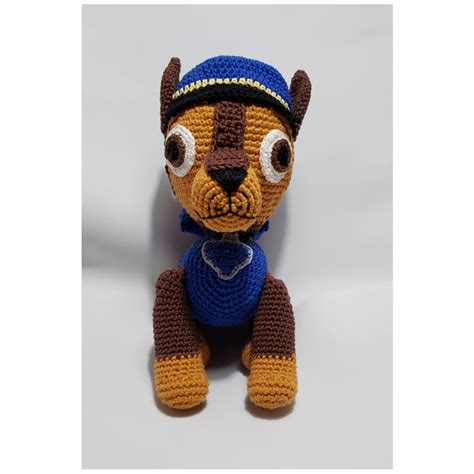 Cachorro Em Amigurumi Chase Patrulha Canina Elo7