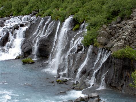Free Images Waterfall River Stream Rapid Iceland Body Of Water
