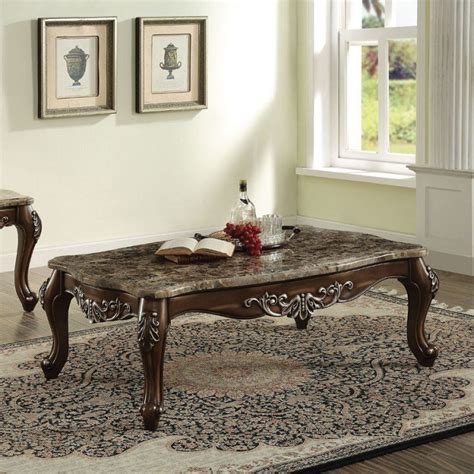 Get great deals on ashley furniture marble tables. Latisha Marble Top Coffee Table Acme Furniture | Furniture ...