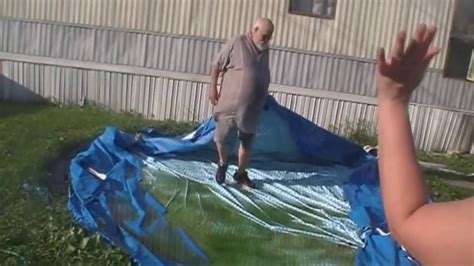 Angry Grandpa Removes Swimming Pool Youtube