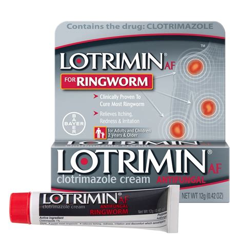 Lotrimin Af Ringworm Cream Clotrimazole 1 Clinically Proven Effective Antifungal Treatment Of