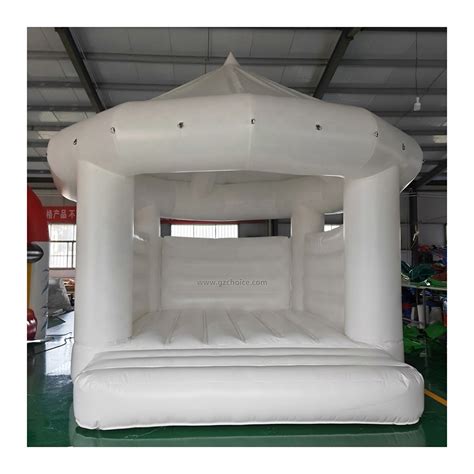 White Inflatable Wedding Bouncer For Party Rental Bounce House From