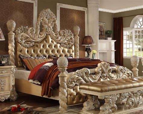 Hd 7266 Homey Design Bedroom Set Victorian European And Classic Design