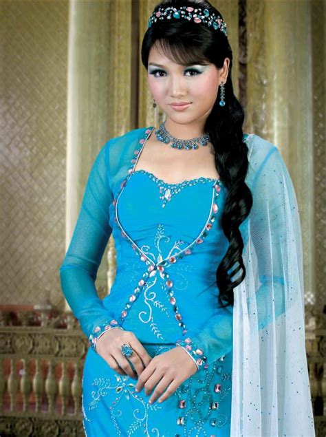 Arloos Myanmar Model Gallery Thet Mon Myint Elegant Burmese Princess
