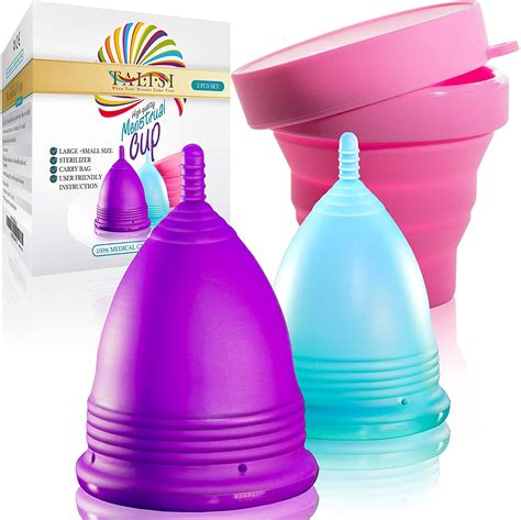 Talisi Menstrual Cups Soft Reusable Period Cup Menstruation