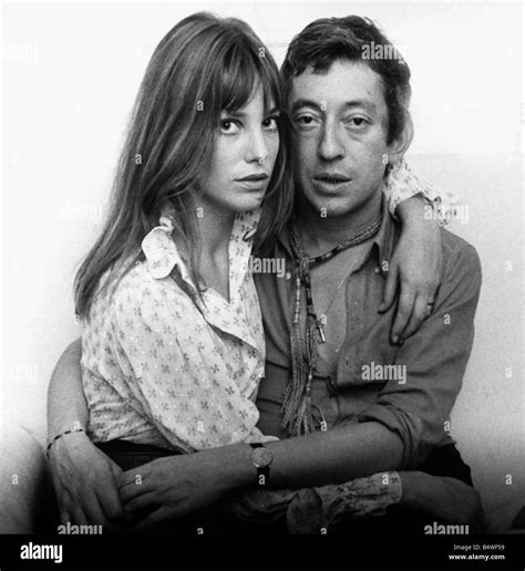 Serge Gainsbourg French Composer Musician And Wife English Stock 27520 Hot Sex Picture