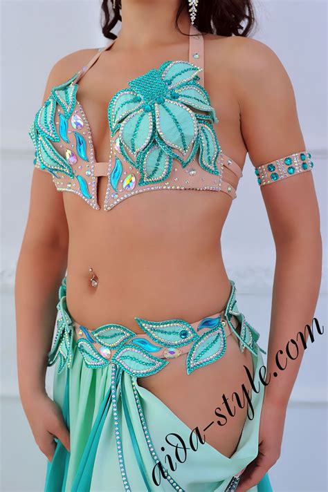 Pin On Green And Mint Belly Dance Costumes By Aida