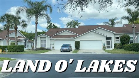 Land O Lakes Florida 2021 A Tampa Suburb Tour Youtube
