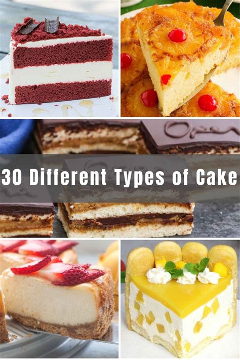 30 different types of cake izzycooking