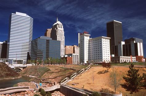 Oklahoma City Skyline Taken In 1991 On Kodachrome 25 Slide Flickr