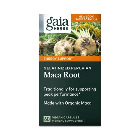 60 Ct Maca Root By Gaia Herbs Thrive Market
