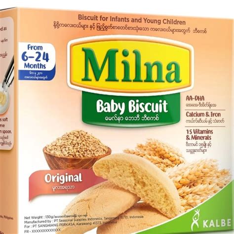 Milna Baby Biscuit Original 130g Shopee Philippines