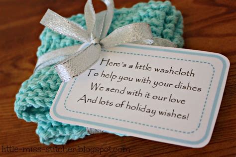 Washcloth T Idea For Christmas Crochet Christmas Ts Neighbor