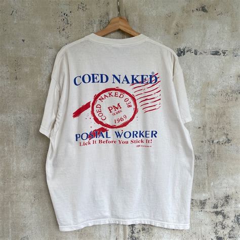 Vintage Coed Naked Humor T Shirt Grailed