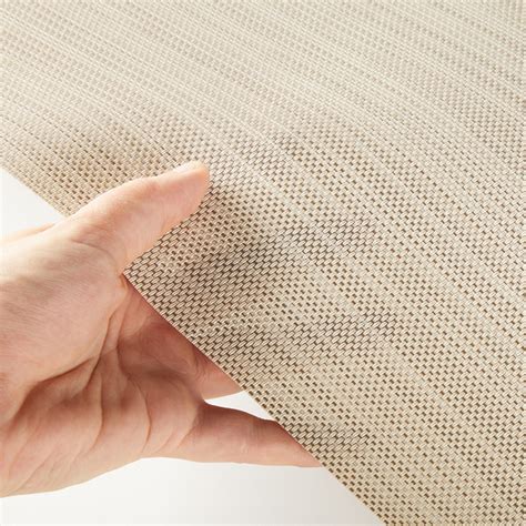 Phifertex® Plus Vinyl Mesh Madras Tweed Putty 54 Fabric